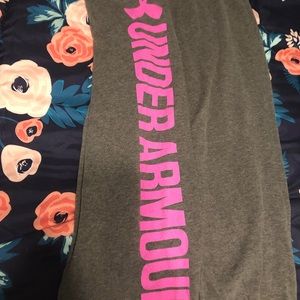 Under armour capri sweats